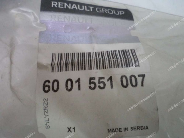 Dacia Sandero Arka Koltuk Sabitleyici Orj 6001551007 YP (IA-124)