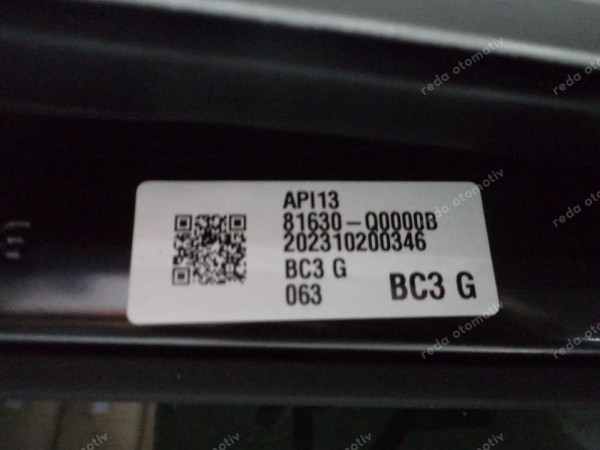 Hyundai Bayon Tavan Sunroff Orjinal Sökme Hatasız 81600Q0000 YP SP (LC-140)