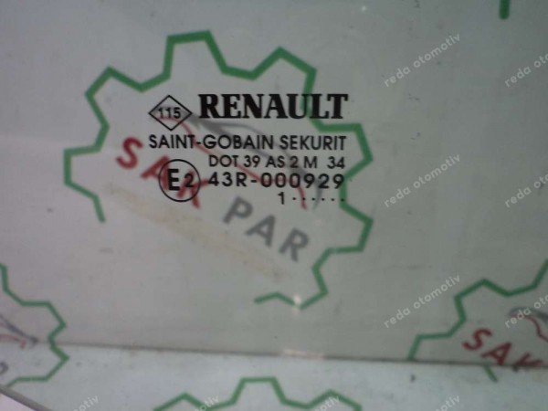 Renault Kangoo Sağ Ön Kapı Camı Orjinal CP (LC-120)