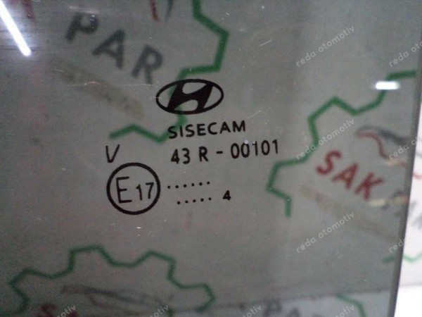 Hyundai İ20 Sol Arka Kapı Camı Orjinal 2015-2019 CP (MA-140)