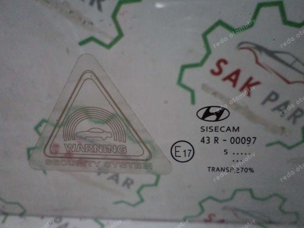 Hyundai İ20 Sol Ön Kapı Camı 2015-2019 Orj 82410C8000 CP (MA-120)