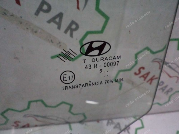 Hyundai İ20 Sol Arka Kapı Camı Orjinal CP (MA-130)