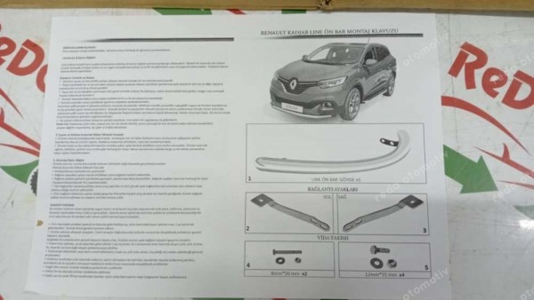 Renault Kadjar Krom Ön Bar Koruma Demiri Orjinal 7711823858 YP (İG-110)
