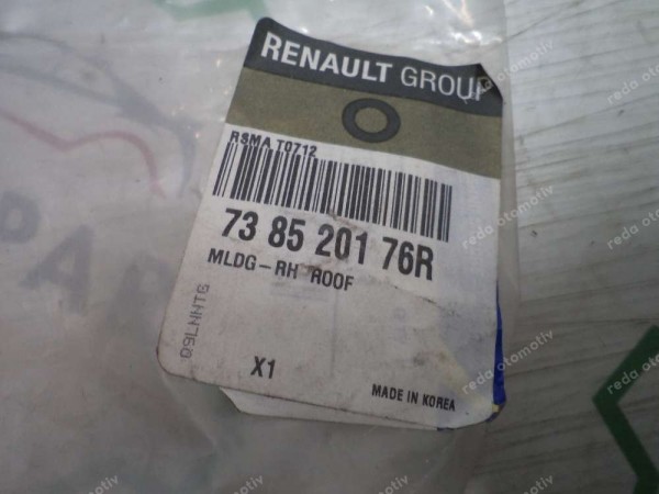 Renault Latitude Sağ Tavan Çıtası Orjinal Sıfır 738520176R YP (İH-150)