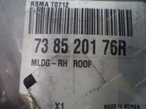 Renault Latitude Sol Tavan Çıtası Orjinal Sıfır 738537274R YP (İH-150)