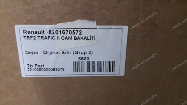 Renault Trafic 2 Cam Bakaliti 8201670572 YP (Gİ-140)