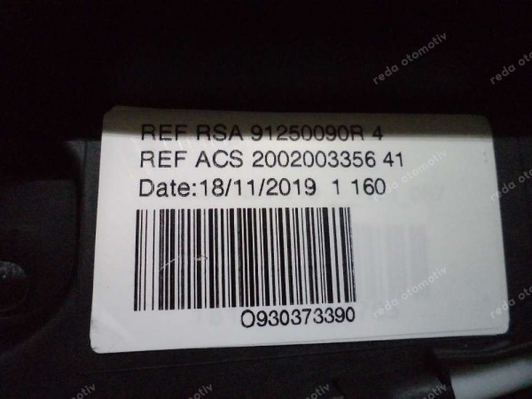 Renault Kadjar Sunroof Açılır Tavan Perdesi Şasesi Orj 912506482R YP (LB-150)