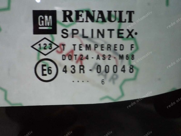 Renault Trafic 2 Sol Arka Sabit Cam Orjinal Sıfır 8200672745 YP (GH-120)