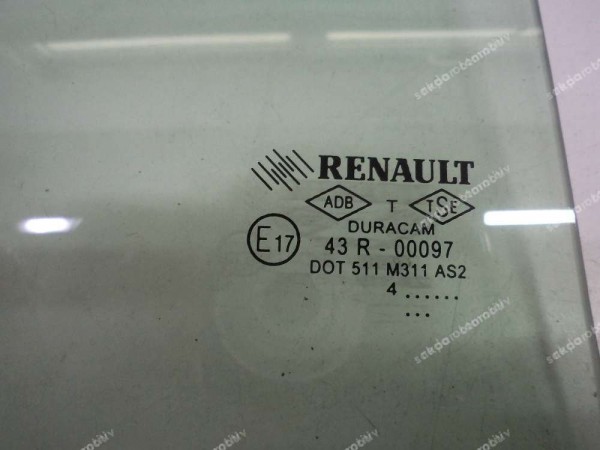 Renault Symbol Sağ Arka Sabit Cam Orjinal 8200695959 YP (Gİ-120)