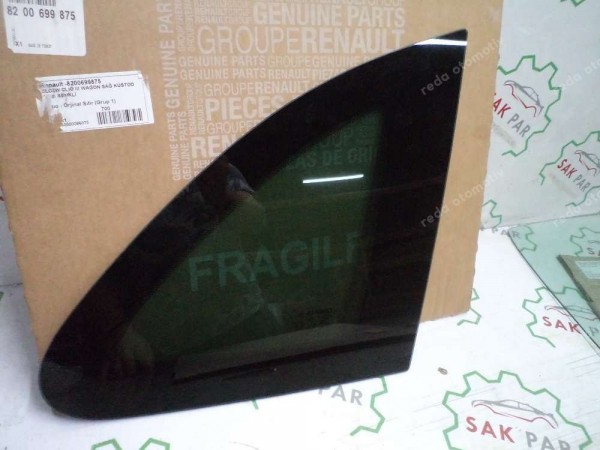 Renault Clio 3 SW Sağ Arka Küstod Camı Orjinal Sıfır 8200699875 YP (Gİ-120)