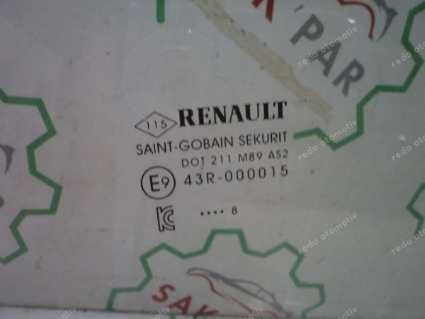 Renault Captur Sol Arka Kapı Camı Orjinal Sıfır 823011908R YP (GG-120))