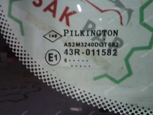 Renault Kangoo 1 Sağ Arka Kapı Camı Orjinal Sıfır 8200057635 YP (GG-130)