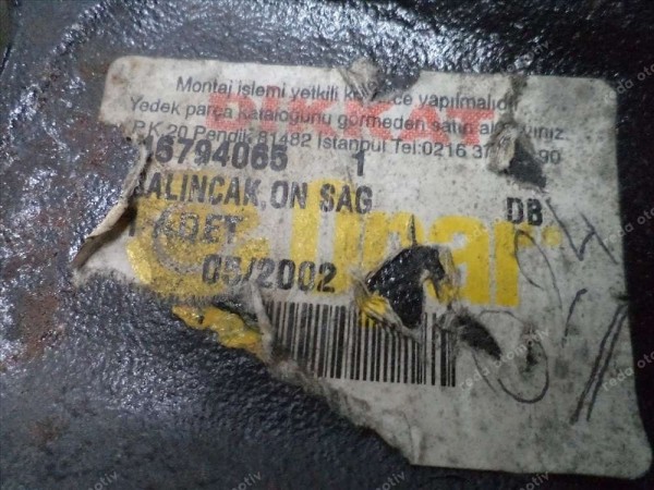 Fiat Doblo Albea Ön Sağ Alt Salıncak 51712407 CP (AE-120)