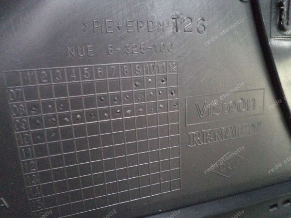 Renault Symbol Thalia Torpido Göğüs Üst Parça Orj Sıfır 8200697693 YP (AA-130)