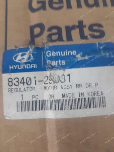Hyundai Elentra Sol Cam Kaldırma Motoru Orj.  83401-29031 YP (DF-130)
