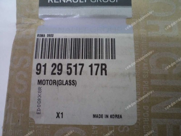 Renault Koleos 2 Açılır Tavan Sunroof Motoru Orj 912951717R YP (DF-130)