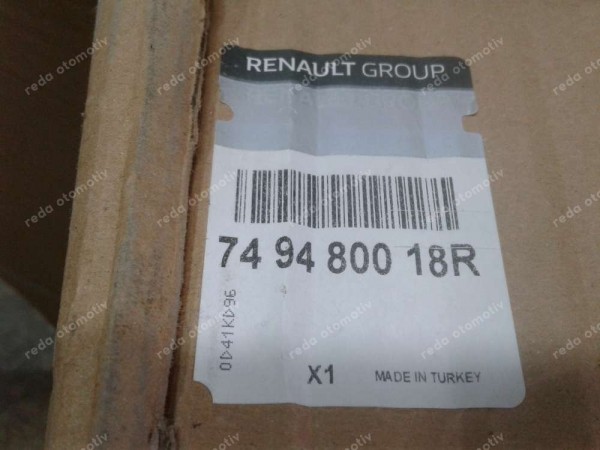 Renault Fluence Arka Taban Sacı Sessizleştirici Orj. YP 749480018R (CH-CD-130)